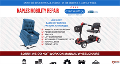 Desktop Screenshot of naplesmobilityrepair.com
